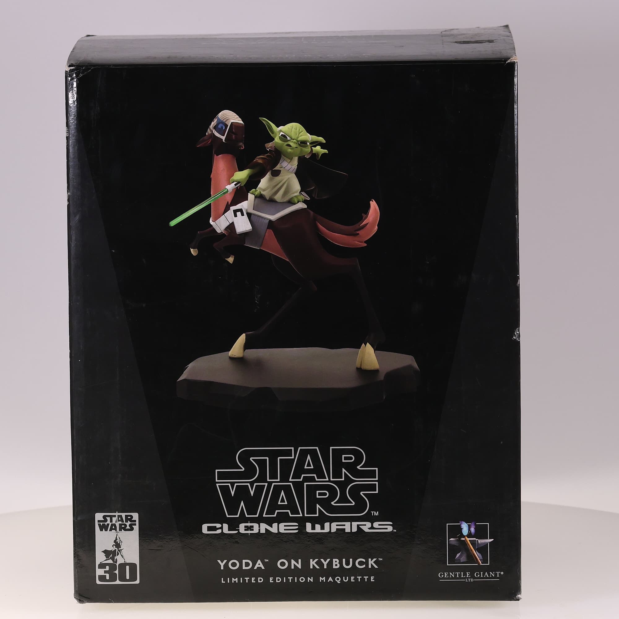 Clone Wars - Yoda on Kybuck - Limited Edition Maquette Grade B avec boîte — miniature 12