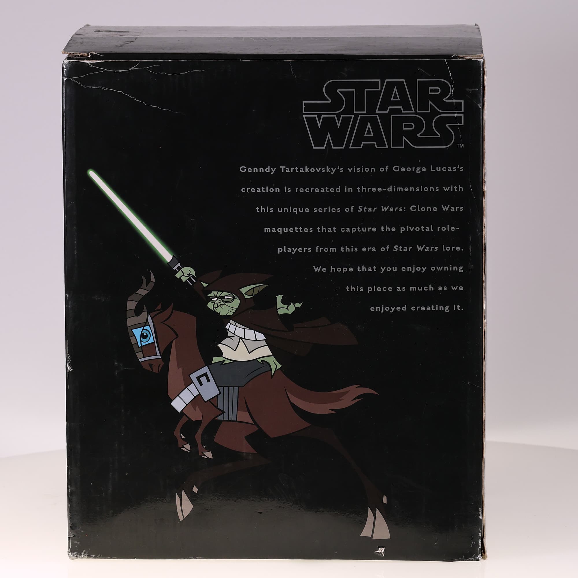 Clone Wars - Yoda on Kybuck - Limited Edition Maquette Grade B avec boîte — miniature 14