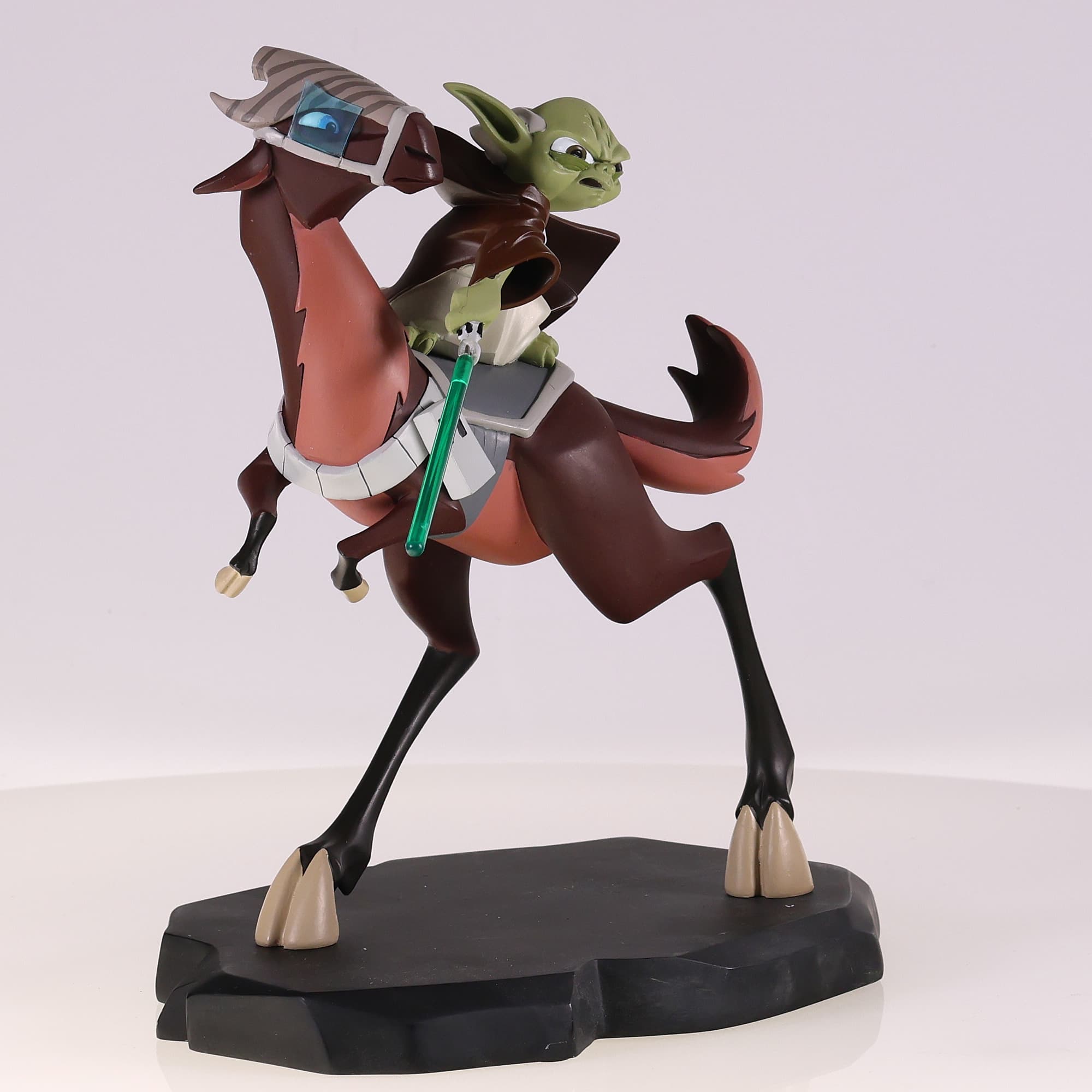 Clone Wars - Yoda on Kybuck - Limited Edition Maquette Grade B avec boîte — miniature 9