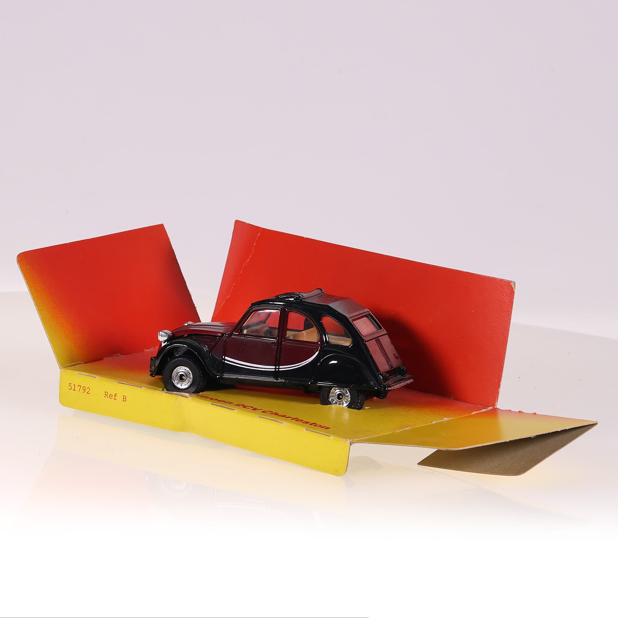 Corgi 346 Citroën 2CV Charleston 1981 10 cm Bicolore avec boîte — miniature 3