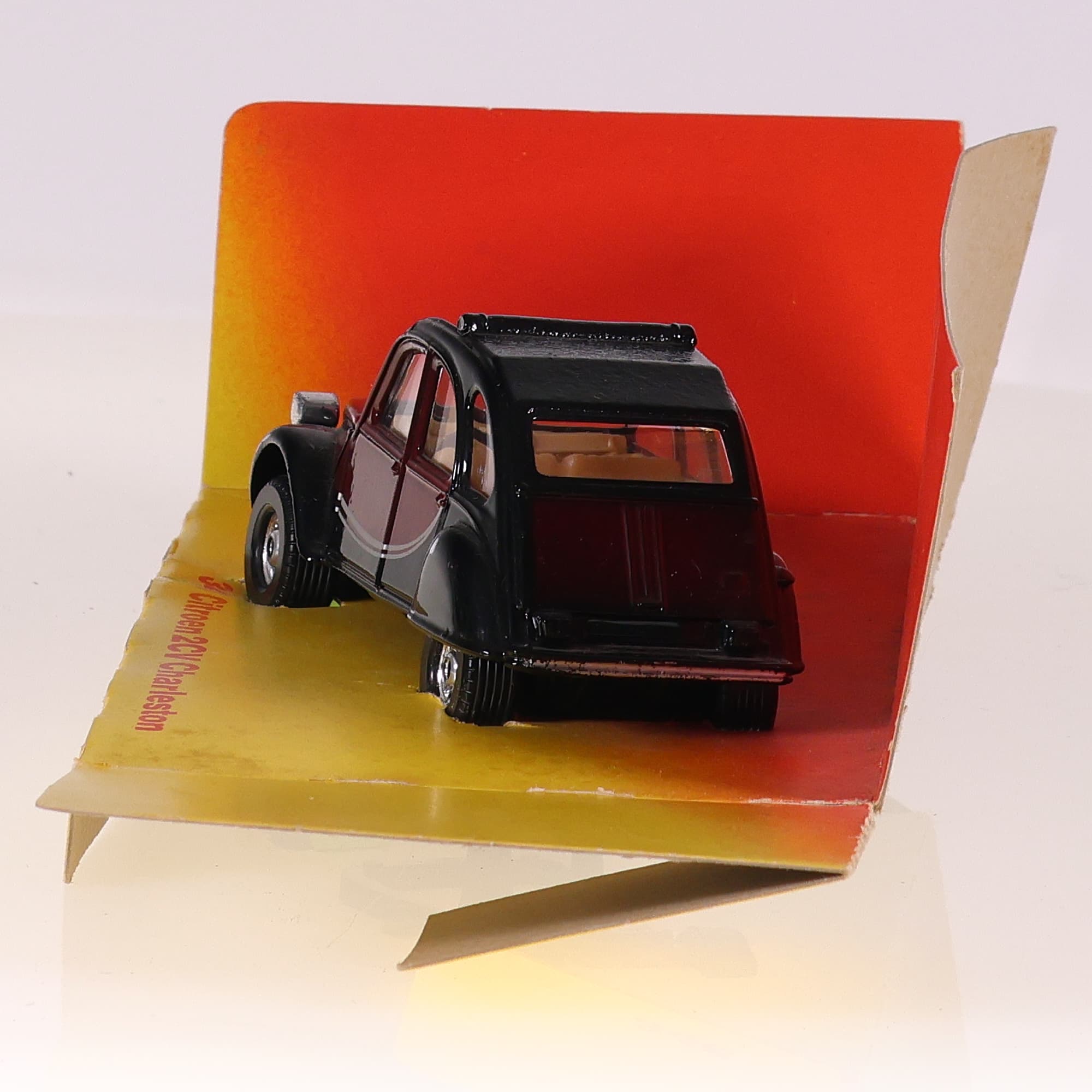 Corgi 346 Citroën 2CV Charleston 1981 10 cm Bicolore avec boîte — miniature 4