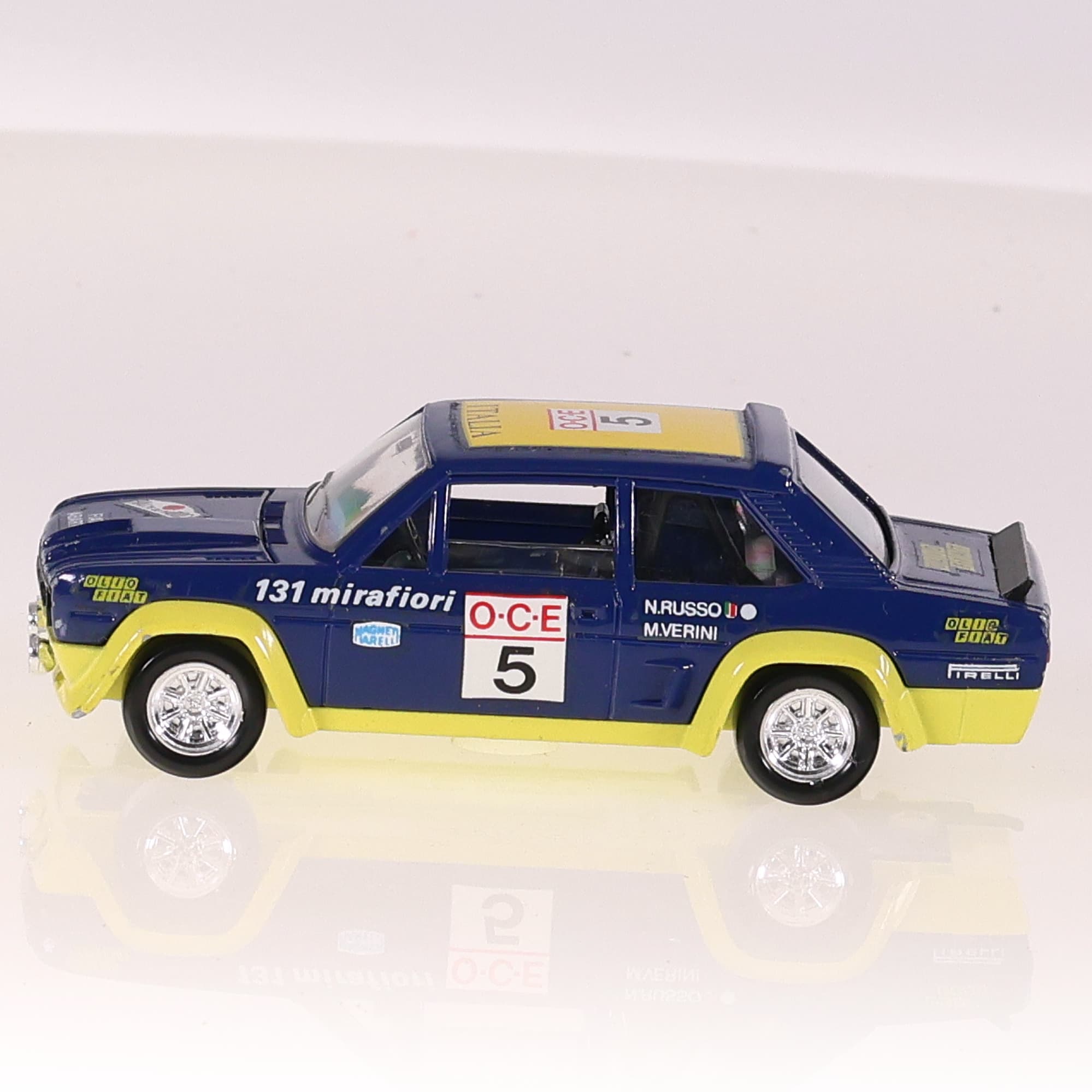 Solido 1704 Fiat 131 Abarth Rallye du Portugal 1980 #5 1/43 Bicolore avec boîte — miniature 2