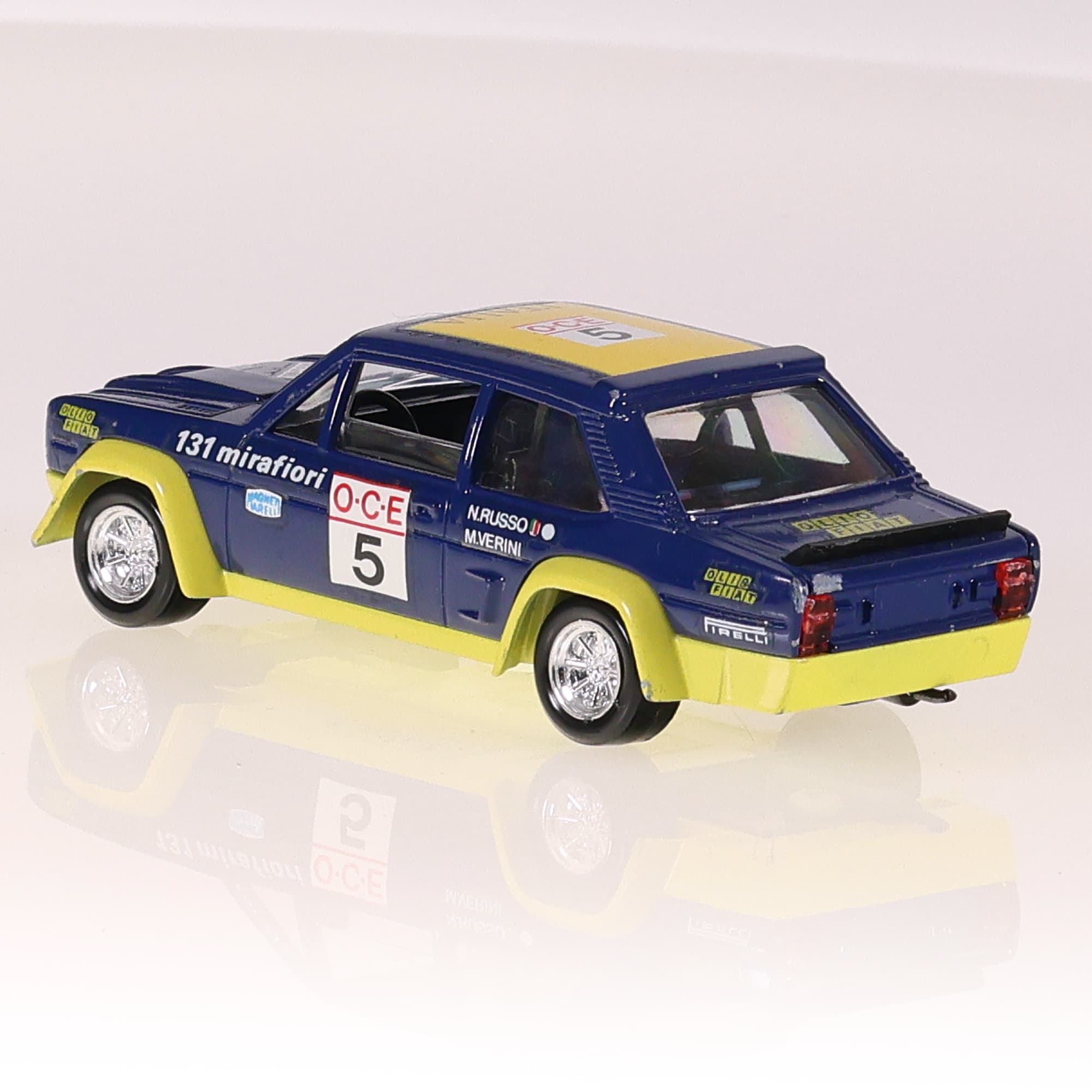 Solido 1704 Fiat 131 Abarth Rallye du Portugal 1980 #5 1/43 Bicolore avec boîte — miniature 3