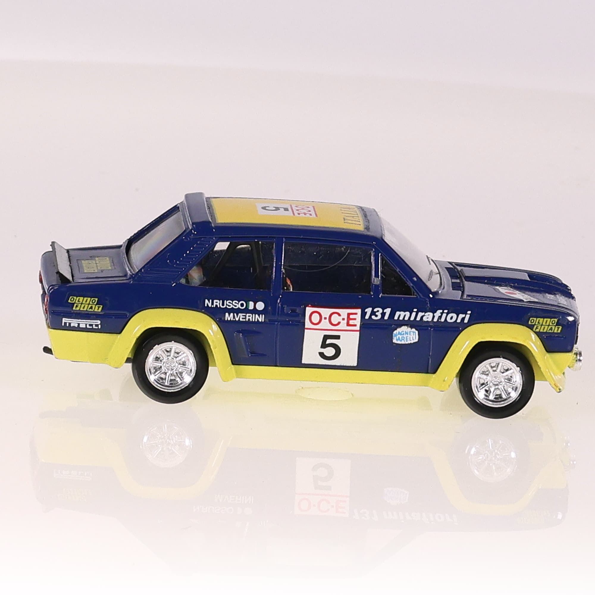 Solido 1704 Fiat 131 Abarth Rallye du Portugal 1980 #5 1/43 Bicolore avec boîte — miniature 6