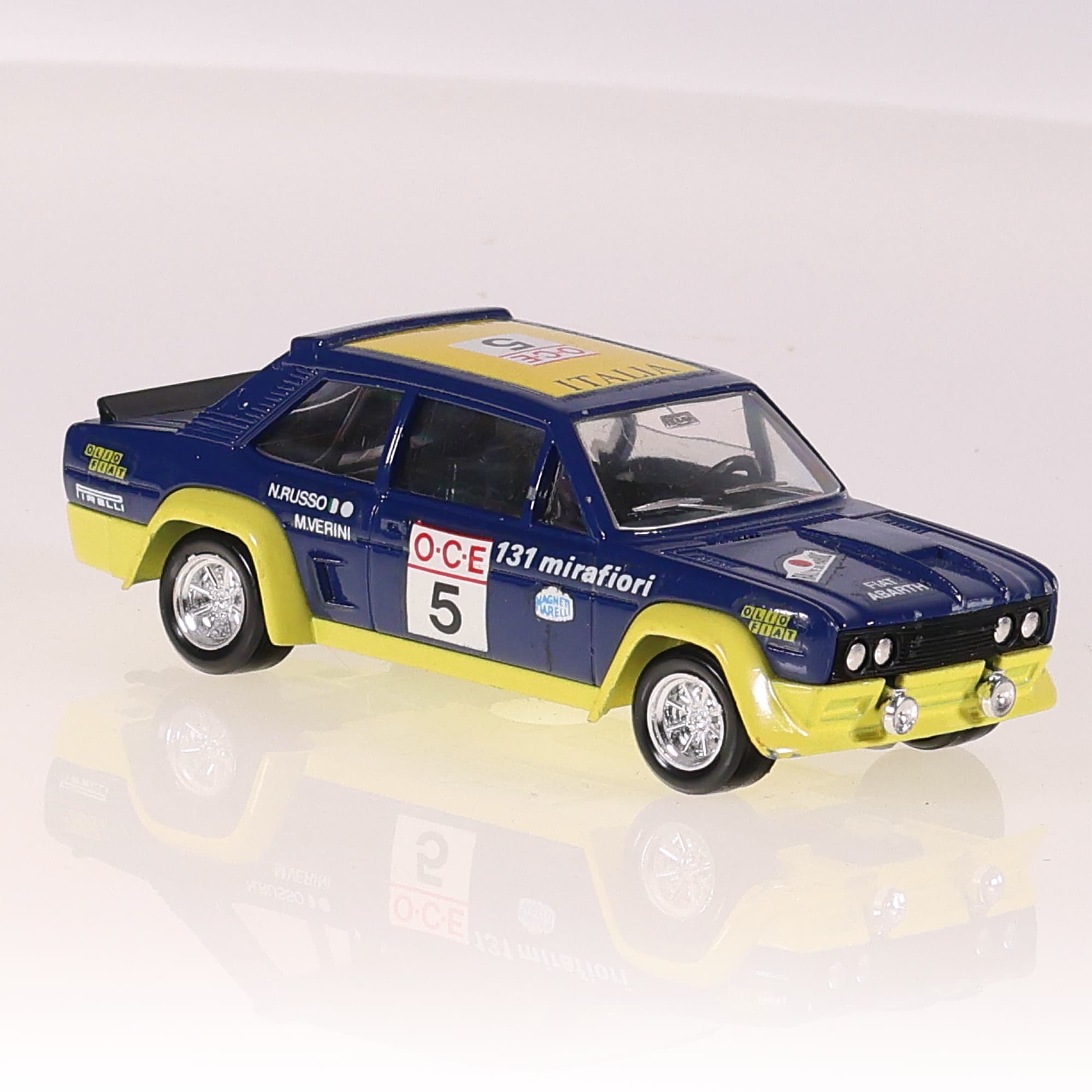 Solido 1704 Fiat 131 Abarth Rallye du Portugal 1980 #5 1/43 Bicolore avec boîte — miniature 7
