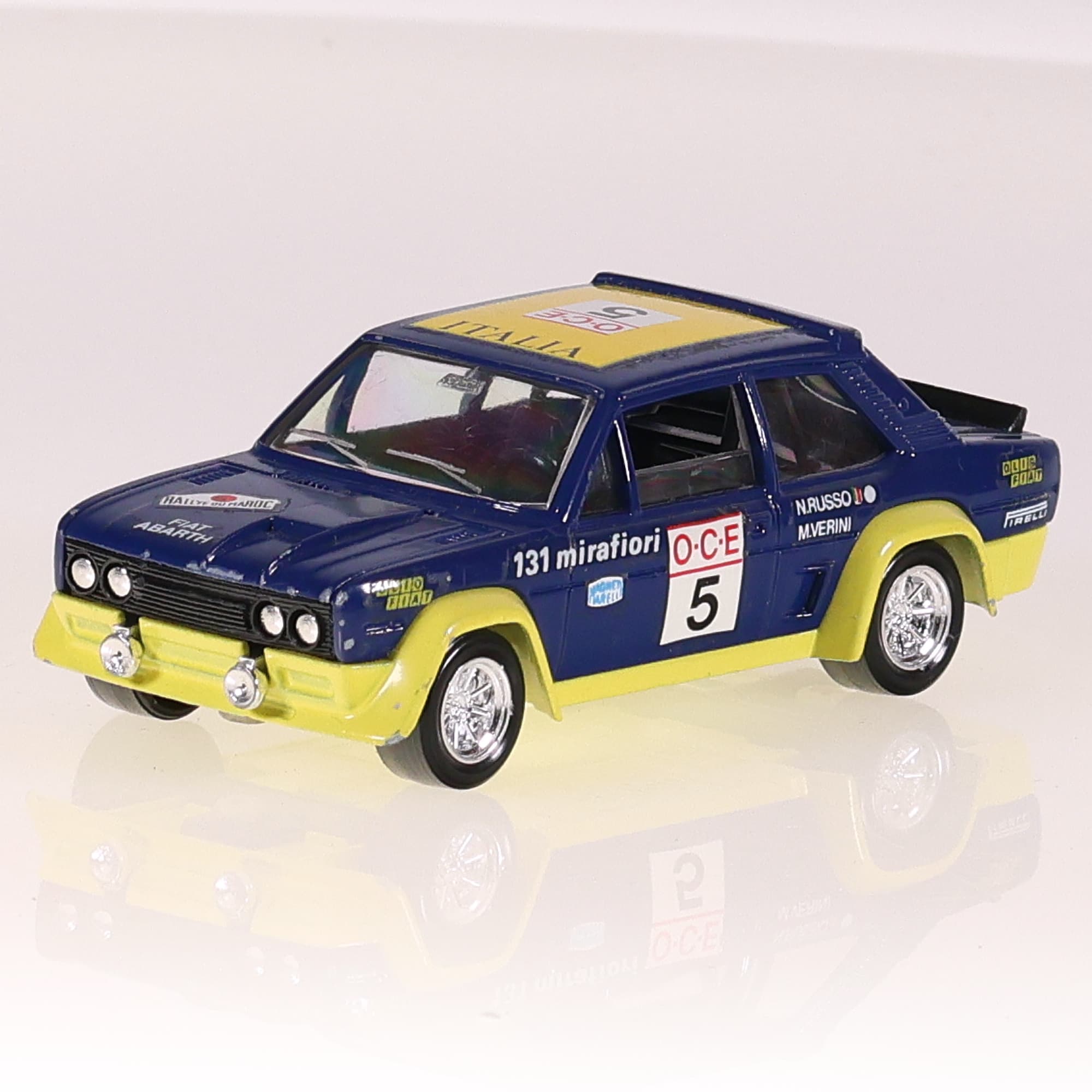 Solido 1704 Fiat 131 Abarth Rallye du Portugal 1980 #5 1/43 Bicolore avec boîte — miniature 9