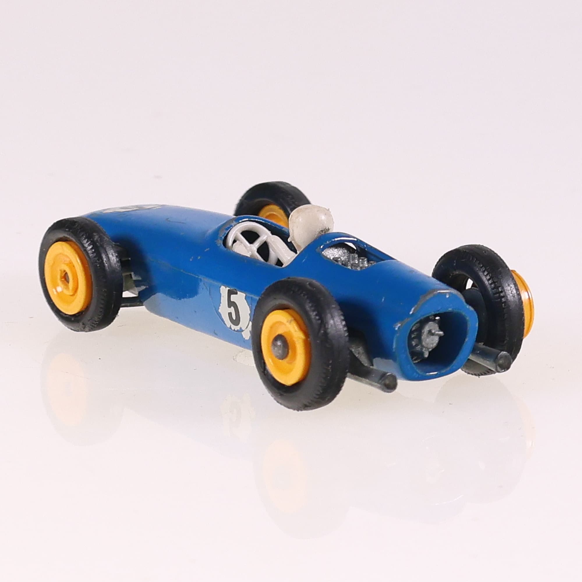 Matchbox 52 B.R.M. #5 1/64 Bleu sans boîte — miniature 3