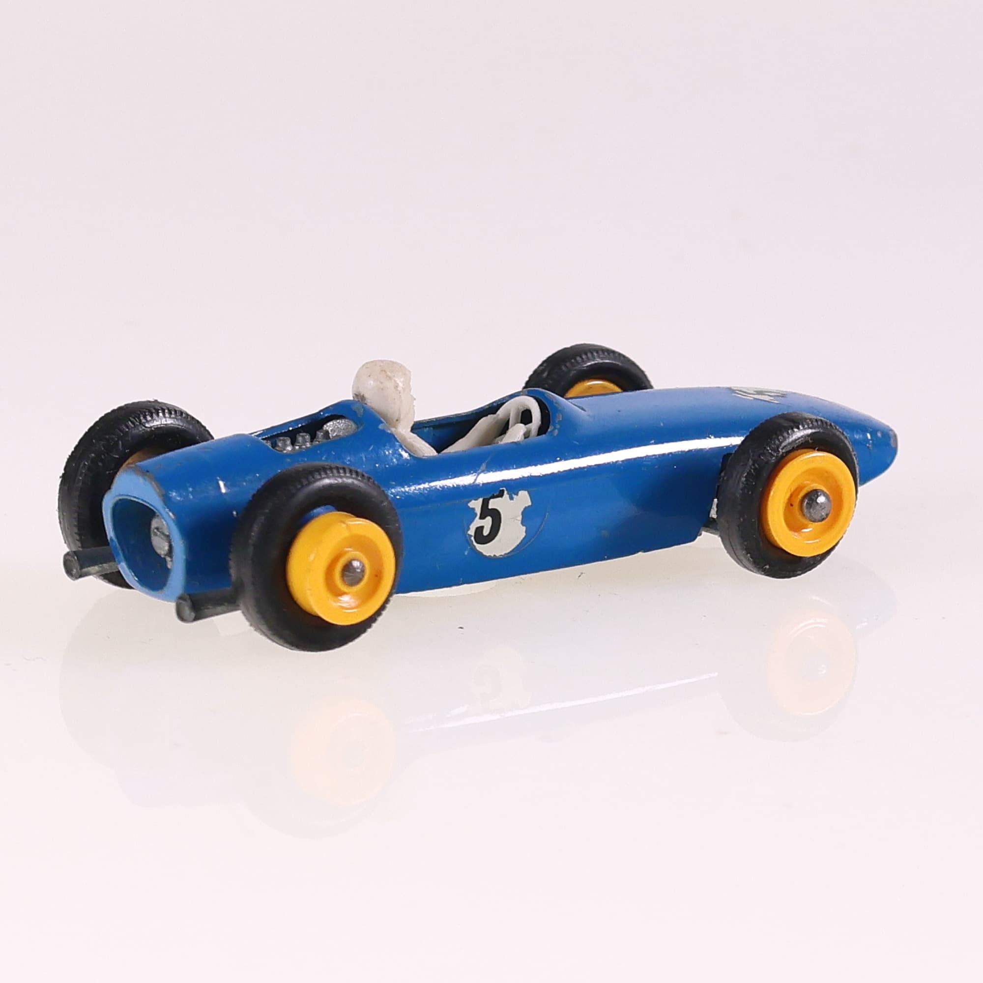 Matchbox 52 B.R.M. #5 1/64 Bleu sans boîte — miniature 5