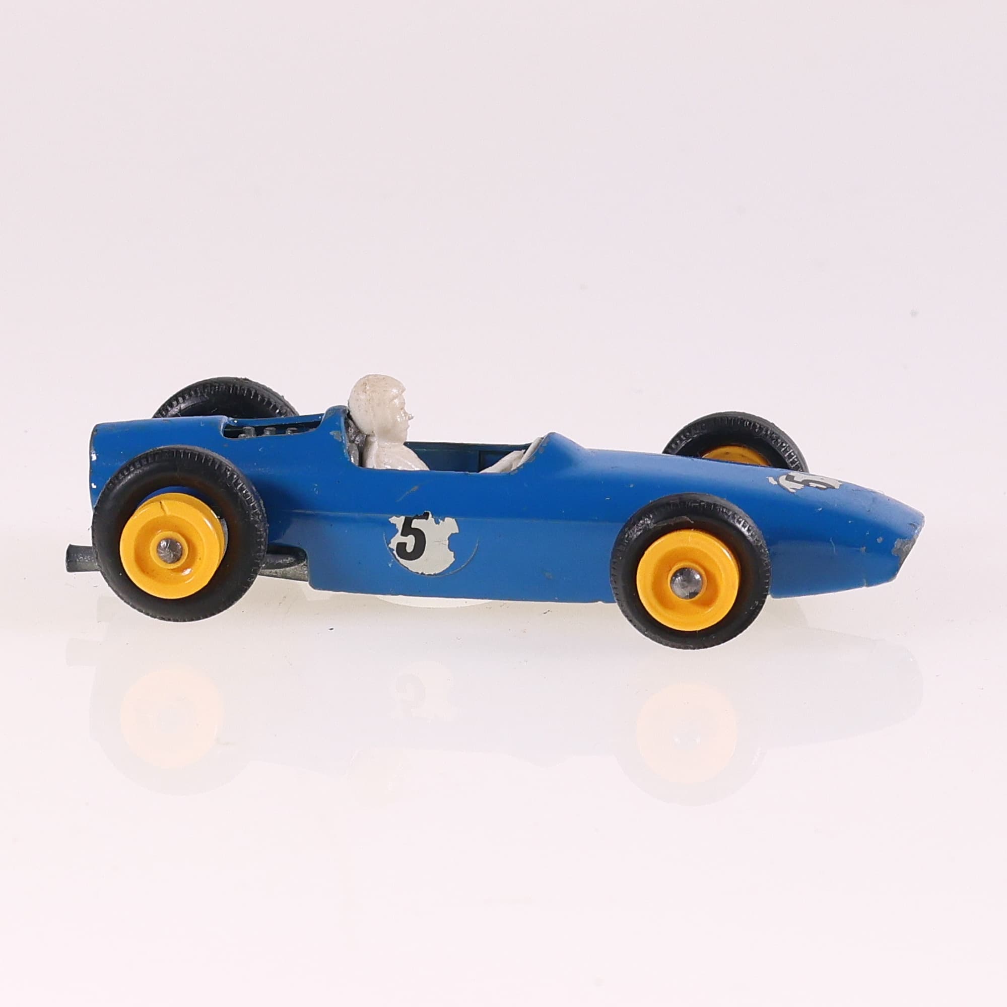 Matchbox 52 B.R.M. #5 1/64 Bleu sans boîte — miniature 6