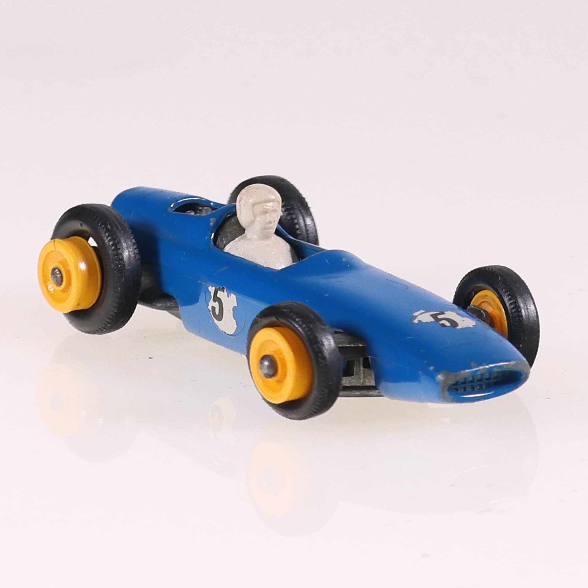 Matchbox 52 B.R.M. #5 1/64 Bleu sans boîte — miniature 7