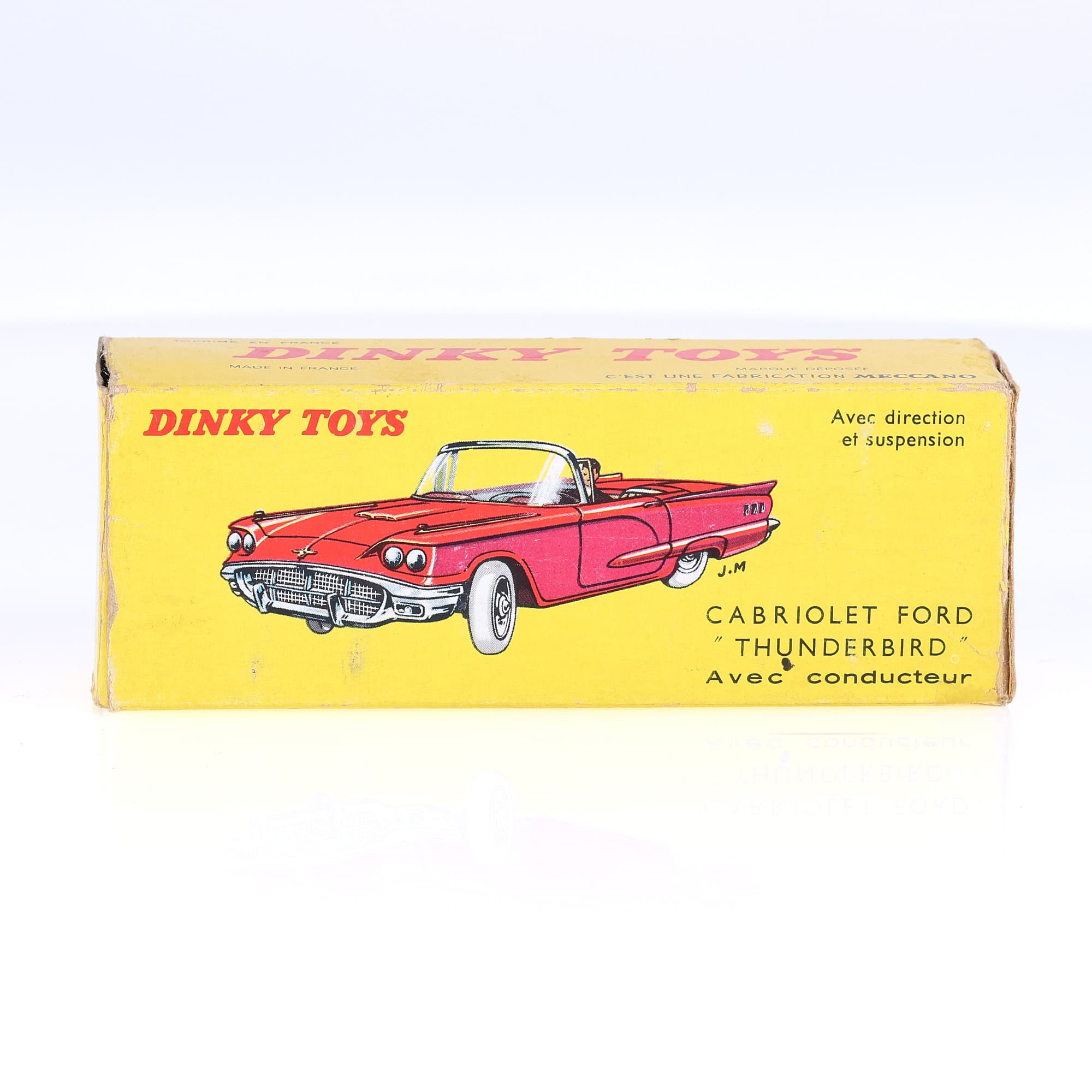 Dinky Toys 555 Ford Thunderbird 158 cabriolet 1/43 derniére version avec boîte — miniature 11