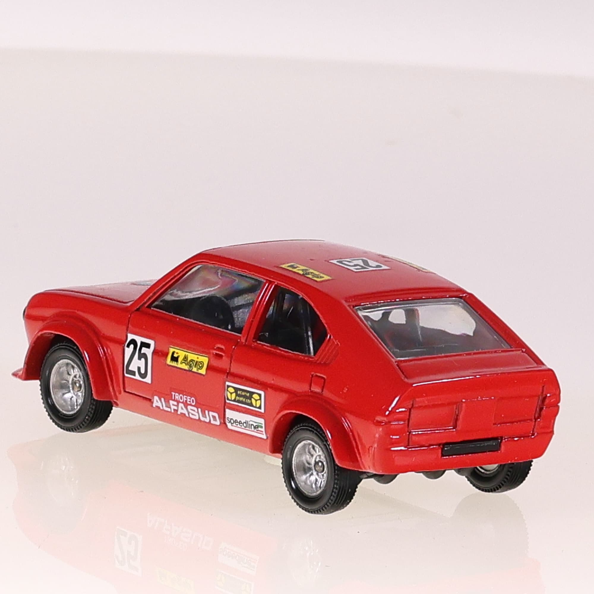 Solido 69 Alfa Romeo Alfasud Trofeo #25 1/43 Rouge sans boîte — miniature 3