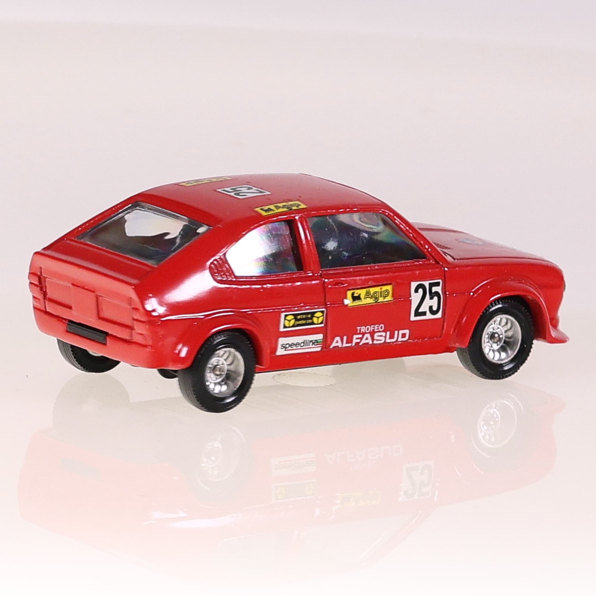 Solido 69 Alfa Romeo Alfasud Trofeo #25 1/43 Rouge sans boîte — miniature 5