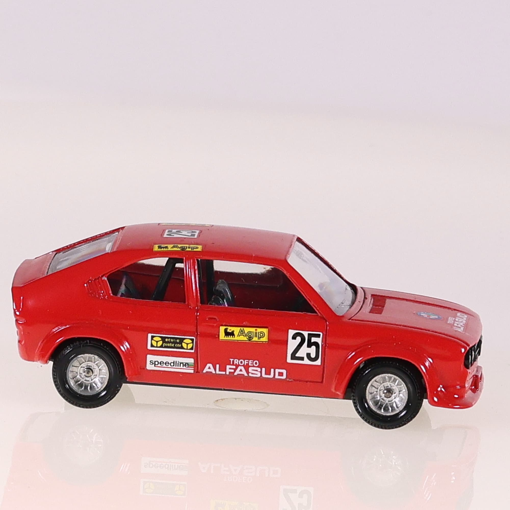 Solido 69 Alfa Romeo Alfasud Trofeo #25 1/43 Rouge sans boîte — miniature 6