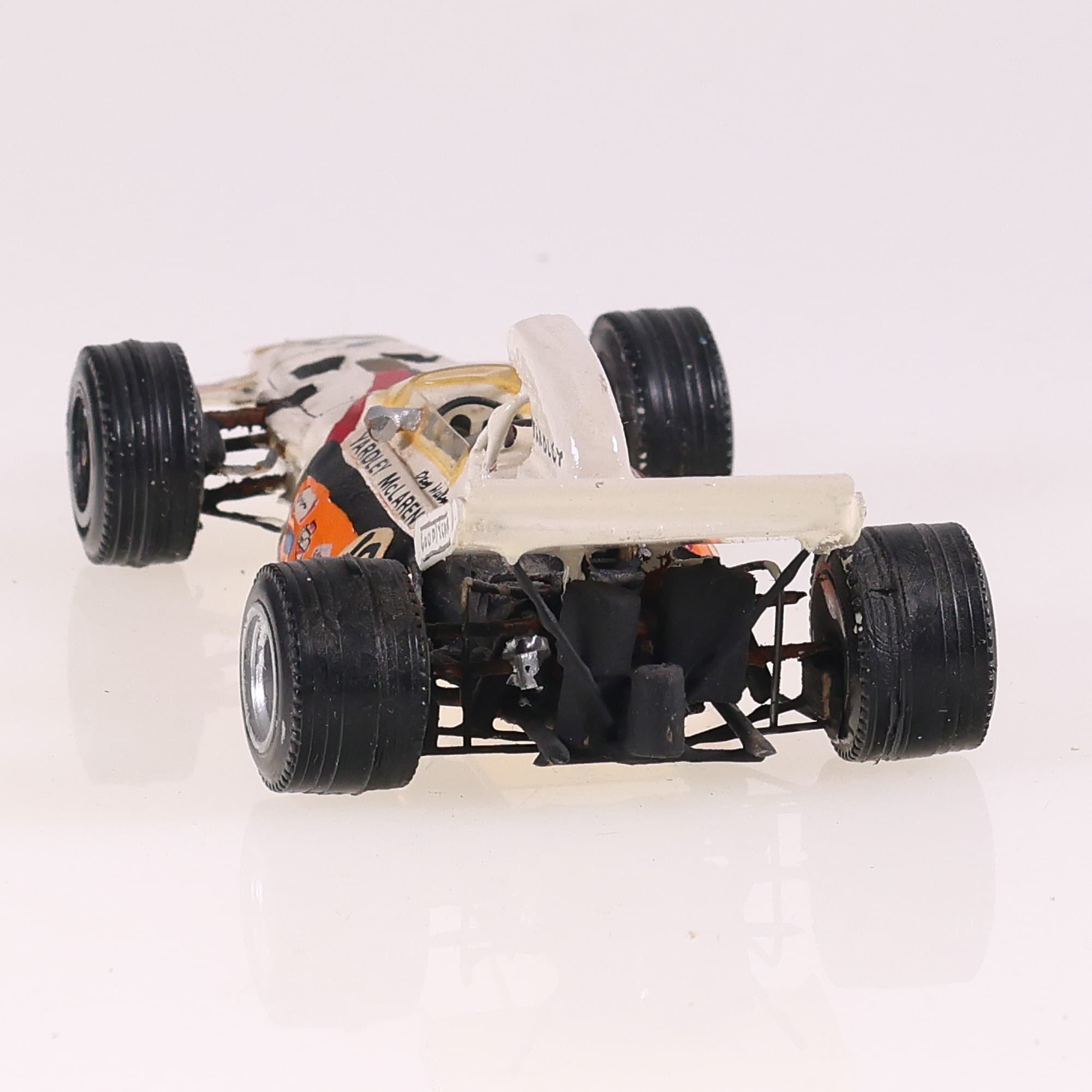 Création RD Marmande 28 McLaren M19C Ford V8 Yardley GP Suède #12 1973 1/43 Blan — miniature 4