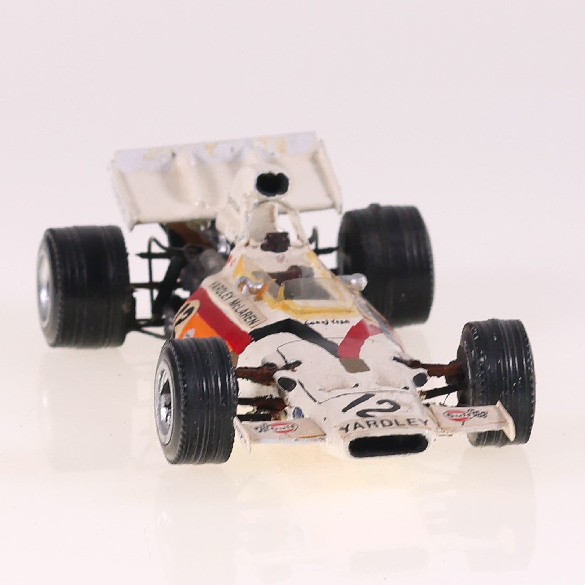 Création RD Marmande 28 McLaren M19C Ford V8 Yardley GP Suède #12 1973 1/43 Blan — miniature 8