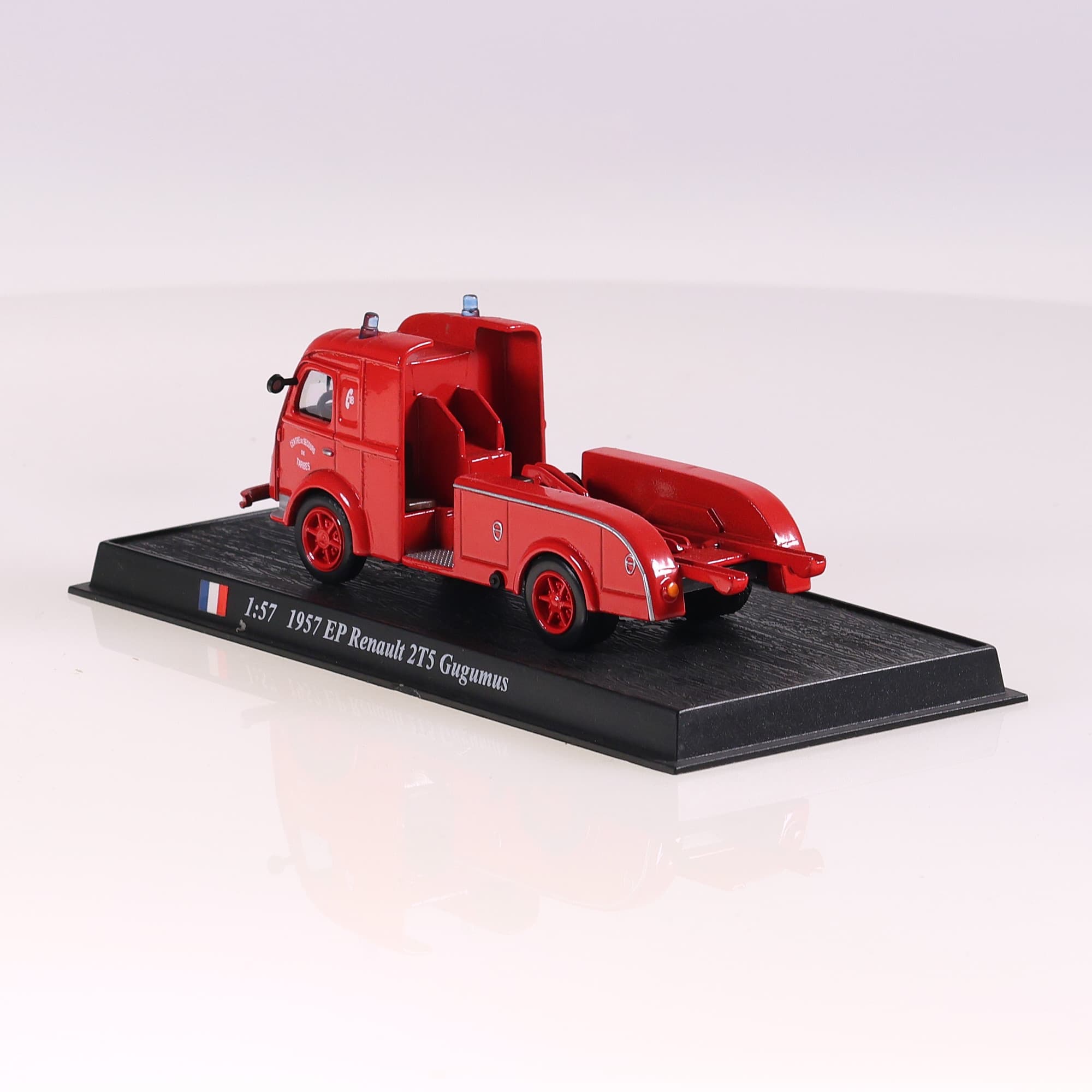 Del Prado Renault 1957 EP 2T5 Gugumus 1957 1/57 Rouge Grade B avec boîte — miniature 3