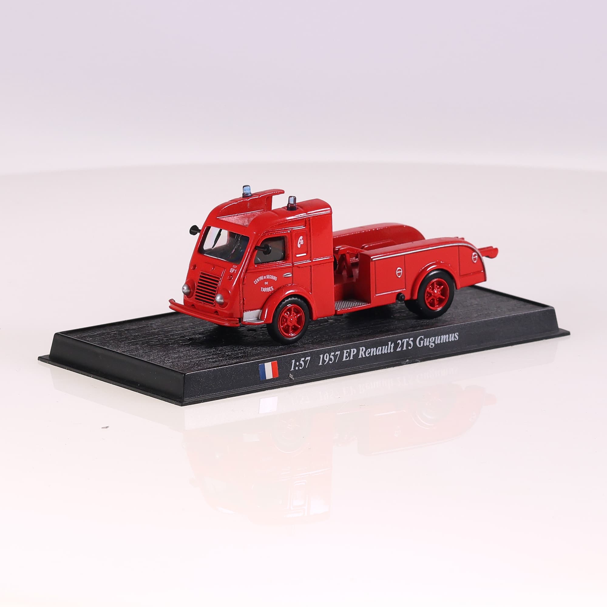 Del Prado Renault 1957 EP 2T5 Gugumus 1957 1/57 Rouge Grade B avec boîte — miniature 9