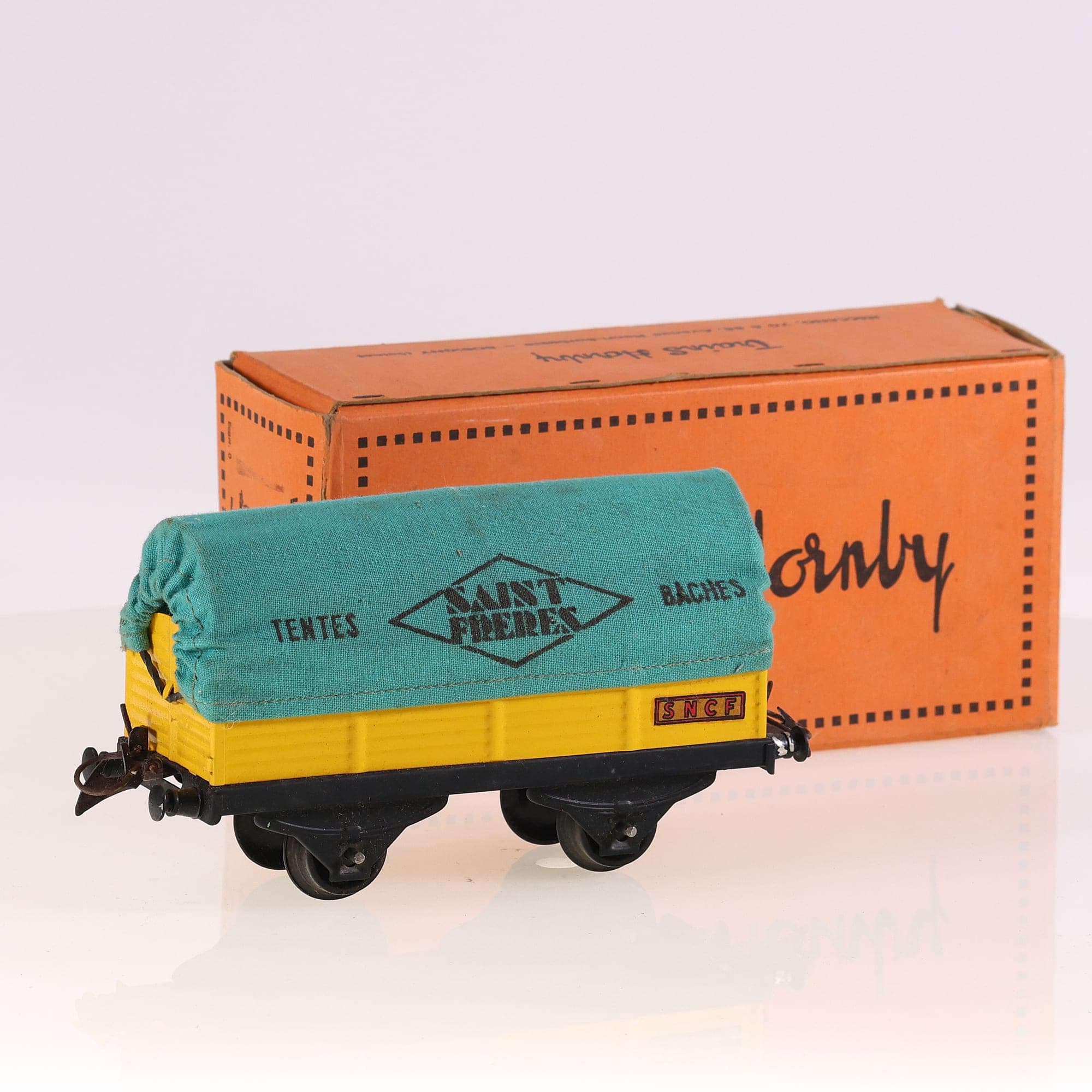 Hornby Saint Fréres wagon bâché O avec boîte