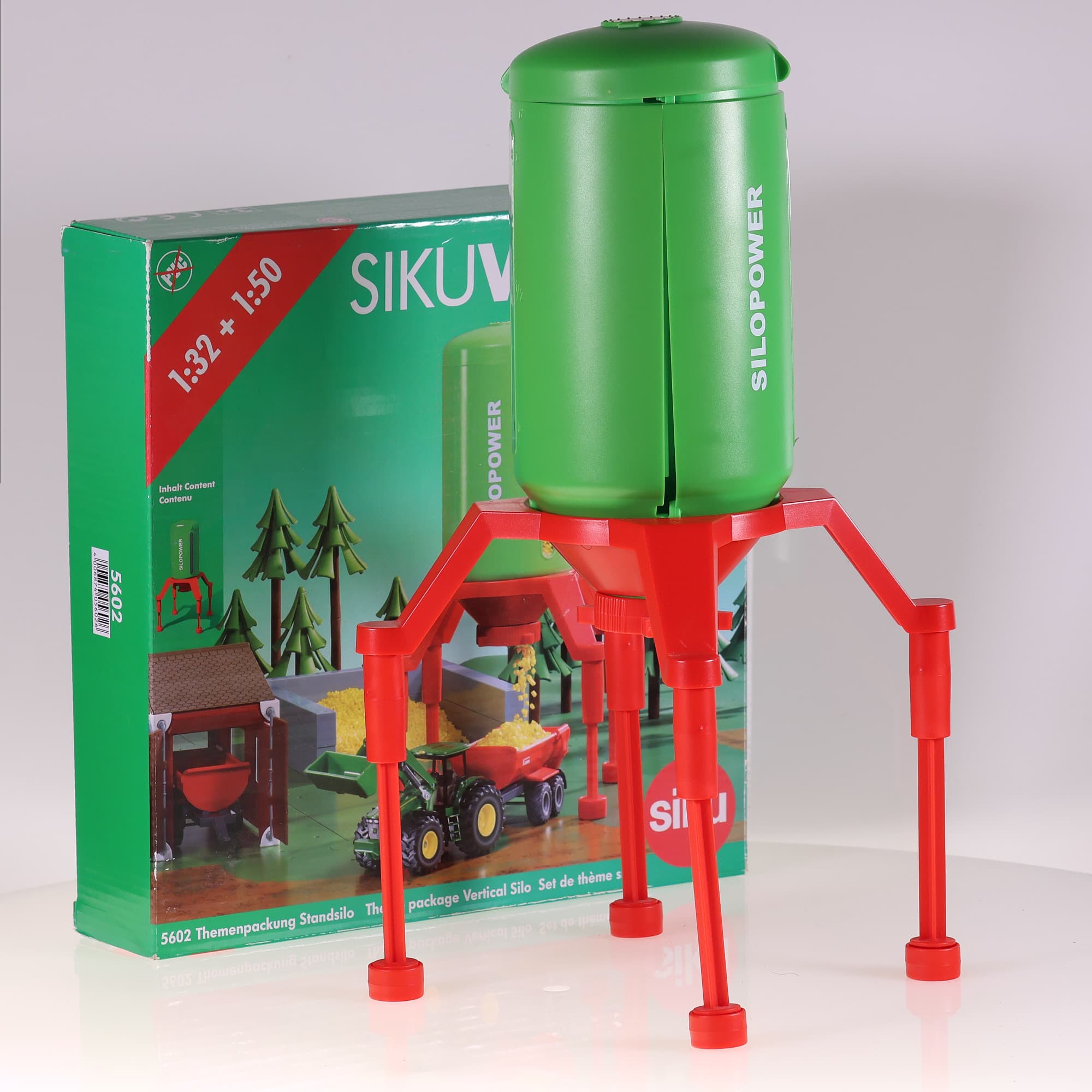 Siku 5602 Themenpackung Standsilo Silo vertical 1/32 avec boîte