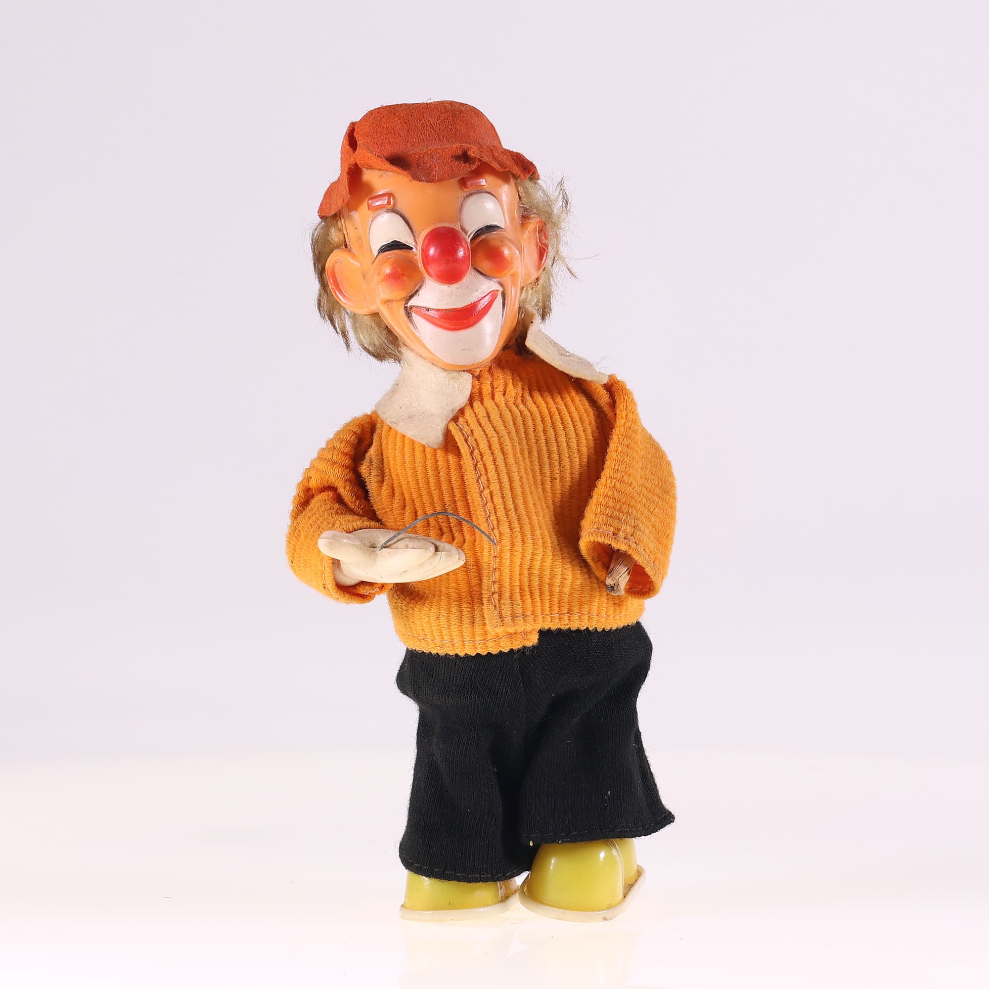 Carl Max ? clown automate à clé pour restauration 18 cm Grade C sans boîte