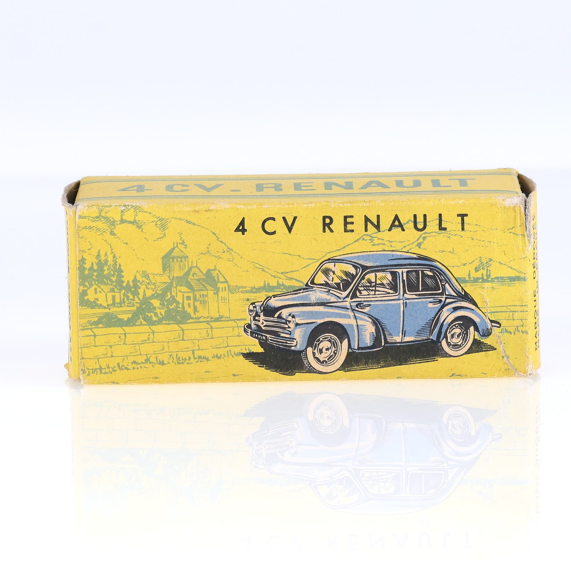 CIJ 3/49 Renault 4 CV Police 1/43 Bleu boîte seule