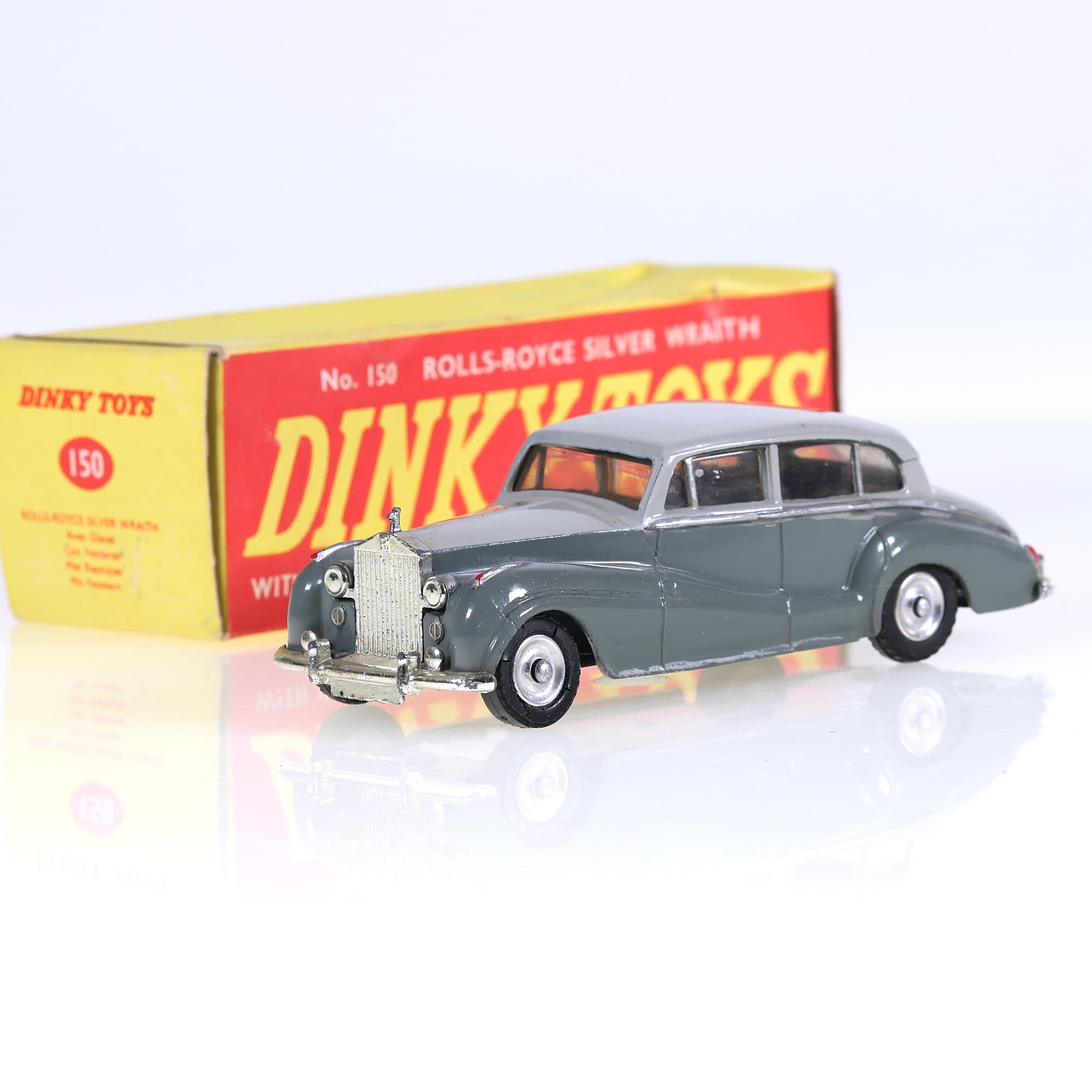 Dinky Toys 150 Rolls-Royce Silver Wraith 1/43 Bicolore avec boîte — photo 1